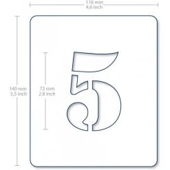 Accessoires Bombes De Peinture Set De Pochoirs 7 Cm - Chiffres Et Caractères Spéciaux N 2 - Qbix 8 Accessoires Bombes De Peinture Set De Pochoirs 7 Cm - Chiffres Et Caractères Spéciaux N 2 - Qbix -Creavea Shop set de pochoirs 7 cm chiffres et caracteres speciaux n 2 qbix p 3