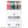 Feutre Craie Set Marqueurs Craie Chalk Rico Design - Pointe 3 Mm - Noël - 4 Pcs -Creavea Shop set marqueurs craie chalk rico design pointe 3 mm noel 4 pcs p