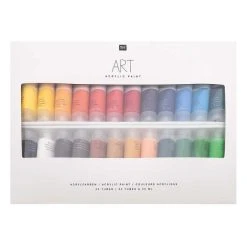 Rico Design Set Peinture Acrylique - 24 X 22 Ml