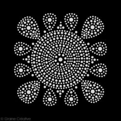 Kit Coloriage Adulte Set Peinture Slow & Art Graine Créative - Mandalas Noirs - 9 Pcs -Creavea Shop set peinture slow and art graine creative mandalas noirs 9 pcs p 3