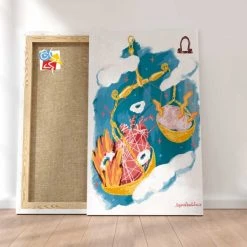 Peinture Par Numéros Peinture Numéro Signe Du Zodiaque - Balance