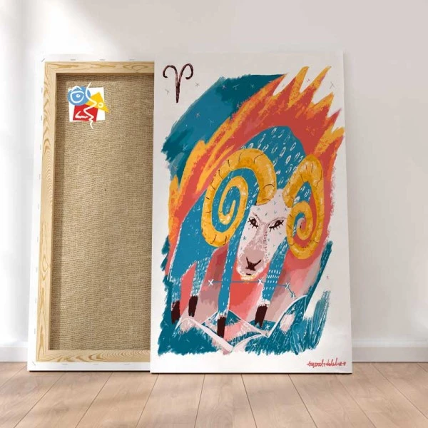 Peinture Par Numéros Peinture Numéro Signe Du Zodiaque - Bélier 3 Peinture Par Numéros Peinture Numéro Signe Du Zodiaque - Bélier