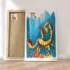 Peinture Par Numéros Peinture Numéro Signe Du Zodiaque - Scorpion