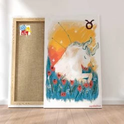 Peinture Par Numéros Peinture Numéro Signe Du Zodiaque - Taureau