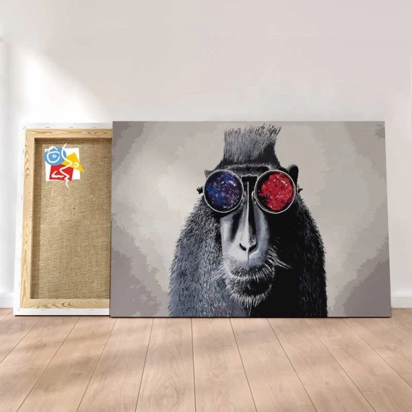 Peinture Par Numéros Peinture Numéro Singe Hipster 3 Peinture Par Numéros Peinture Numéro Singe Hipster