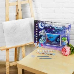 Czech Beads Exclusive Peinture Pailletée Sous L'Eau De La Mer De Lune Peinture Par Numéro Kit De Bricolage, Lueur Dans L'Obscurité Ensemble, 11 Czech Beads Exclusive Peinture Pailletée Sous L'Eau De La Mer De Lune Peinture Par Numéro Kit De Bricolage, Lueur Dans L'Obscurité Ensemble, -Creavea Shop sous leau de la mer de lune peinture par numero kit de bricolage lueur dans lobscurite ensemble p 5