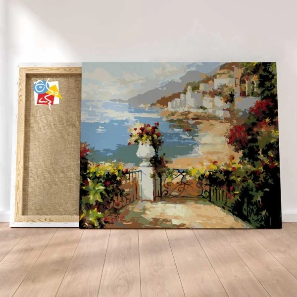 Peinture Par Numéros Peinture Numéro Surplombant Le Port 3 Peinture Par Numéros Peinture Numéro Surplombant Le Port