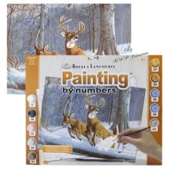 Royal & Langnickel Kit Peinture Tableau Peinture Par Numéros "Chevreuils"