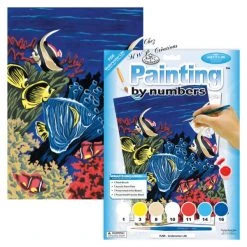 Royal & Langnickel Kit Peinture Tableau Peinture Par Numéros "La Vie Sous Marine"