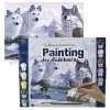 Royal & Langnickel Kit Peinture Tableau Peinture Par Numéros "Loups Et Aigles" -Creavea Shop tableau peinture par numeros loups et aigles p