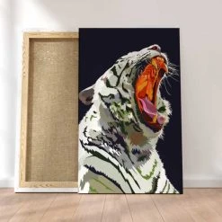Peinture Par Numéros Peinture Numéro Tigre Blanc