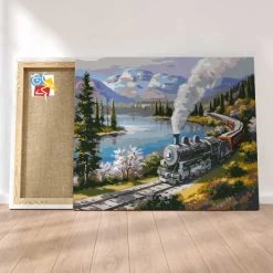 Peinture Par Numéros Peinture Numéro Train Train Quotidien