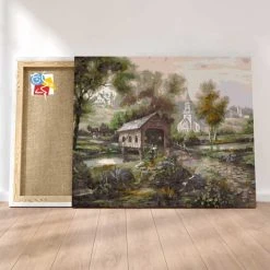 Peinture Par Numéros Peinture Numéro Traversée De La Crique Razzberry