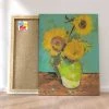 Peinture Par Numéros Peinture Numéro Trois Tournesols Dans Un Vase, 1888 -Creavea Shop trois tournesols dans un vase 1888 p