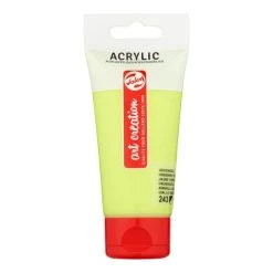 Royal Talens Set Peinture Acrylique Tube De Peinture Acrylique Art Creation Talens 75ml Jaune Verdâtre