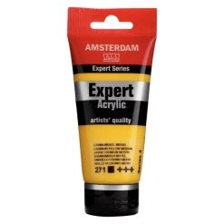Set Peinture Acrylique Tube De Peinture Acrylique - Jaune Cadmium Moyen 271 - Expert Acrylic - Amsterdam