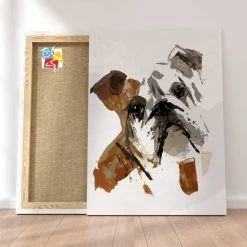 Peinture Par Numéros Peinture Numéro Un Bulldog