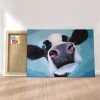 Peinture Par Numéros Peinture Numéro Vache Te Fixant -Creavea Shop vache te fixant p