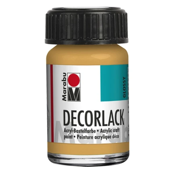 Vernis acrylique "Decorlack" - 15 ml - Or métallique Marabu Peinture Acrylique Vernis Acrylique "Decorlack" - 15 Ml - Or Métallique -Creavea Shop vernis acrylique decorlack 15 ml or metallique p