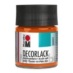Marabu Peinture Acrylique Vernis Acrylique "Decorlack" - 50 Ml - Orange