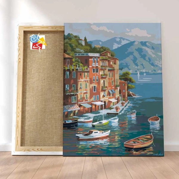 Peinture Par Numéros Peinture Numéro Village Du Port 3 Peinture Par Numéros Peinture Numéro Village Du Port