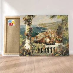 Peinture Par Numéros Peinture Numéro Vue Depuis La Terrasse