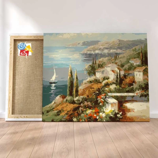 Peinture Par Numéros Peinture Numéro Vue Méditerranéenne 3 Peinture Par Numéros Peinture Numéro Vue Méditerranéenne