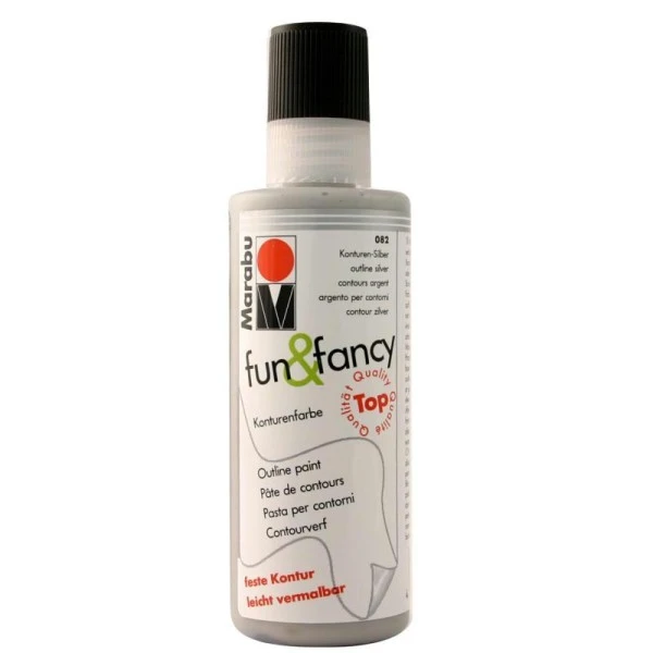 Window color Fun & Fancy contour argent 80 ml Marabu Peinture Window Color Window Color Fun & Fancy Contour Argent 80 Ml -Creavea Shop window color fun and fancy contour argent 80 ml p