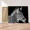 Peinture Par Numéros Peinture Numéro Zèbre Noir & Blanc 2 Peinture Par Numéros Peinture Numéro Zèbre Noir & Blanc -Creavea Shop zebre noir and blanc p